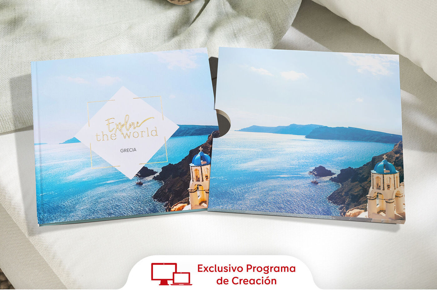 funda personalizada para el álbum de fotos cewe xl cuadrado