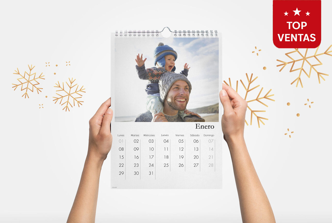 Calendario de pared personalizado A4 vertical