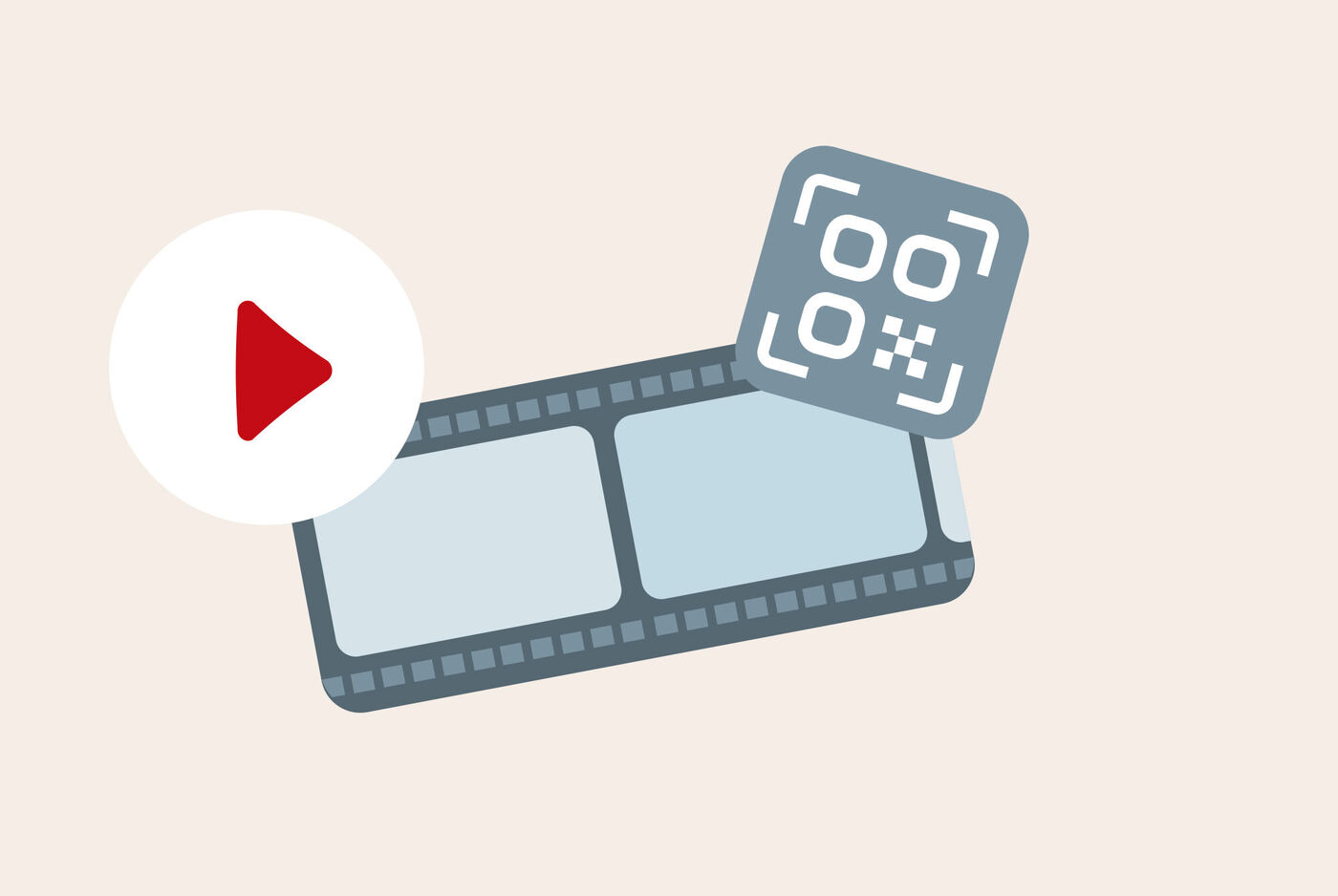 Añade videos a tu álbum de fotos. Después escanea el QR con el móvil y disfruta del video.