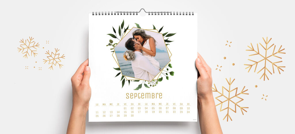 Calendario de pared personalizado cuadrado